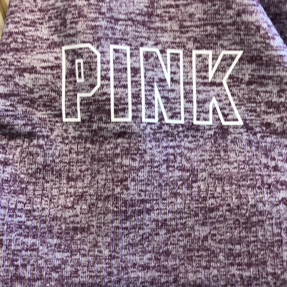 PINK Victoria's Secret Seamless Cropped Long Sleeve Workout Top XL - Picture 3 of 6